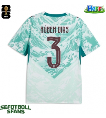 Portugal Ruben Dias #3 Bortatröja VM 2026 Kortärmad